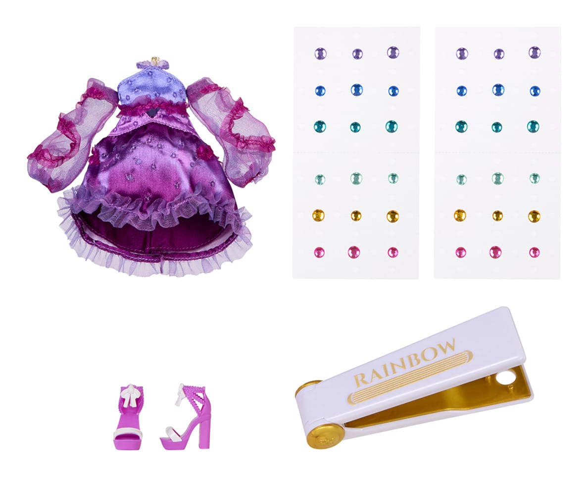 Rainbow High Be Dazzling Noémie Violette Purple Fashion Doll with Bedazzling Kit 35051597834