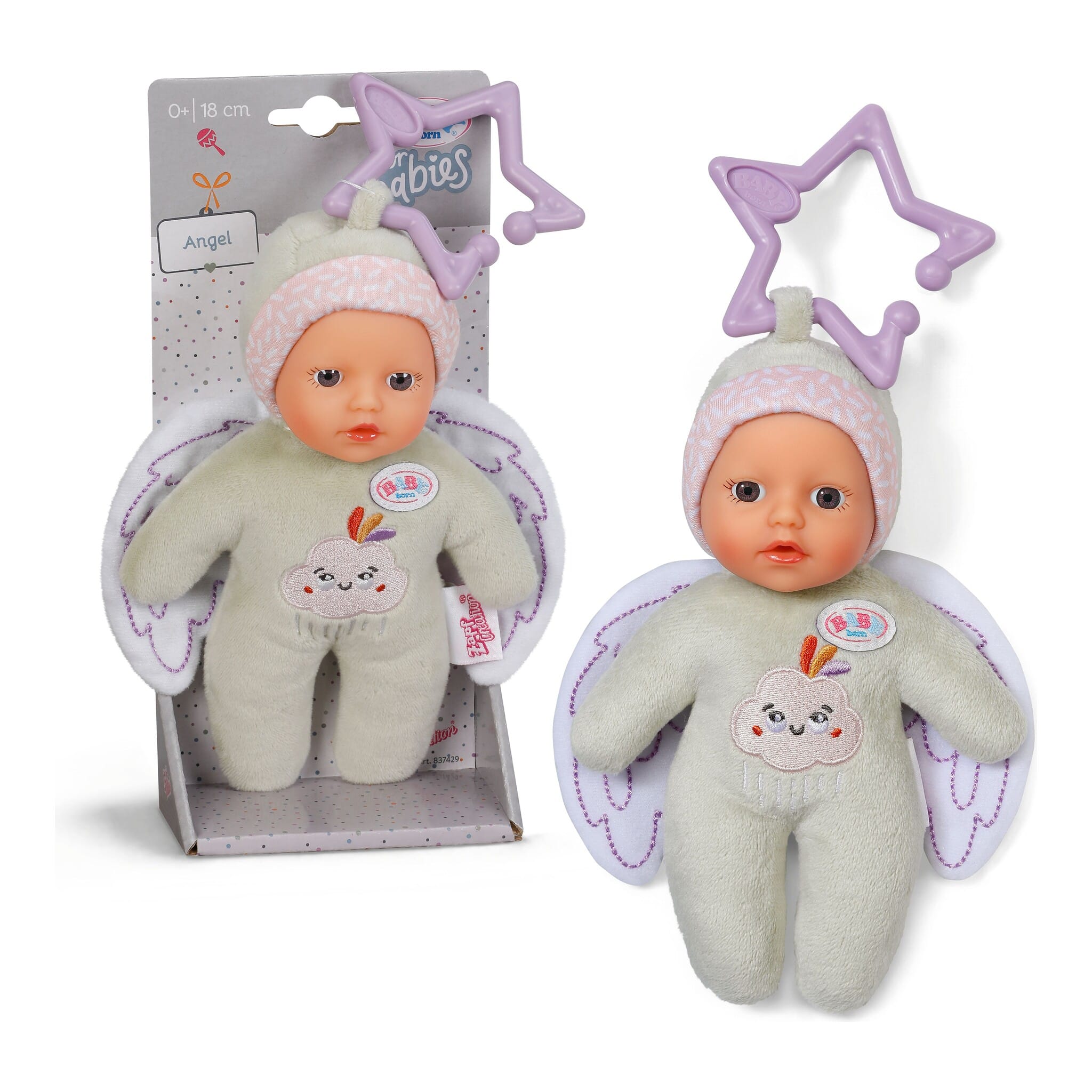 BABY born for babies Angel 18cm Assorted Soft Doll 4001167543566