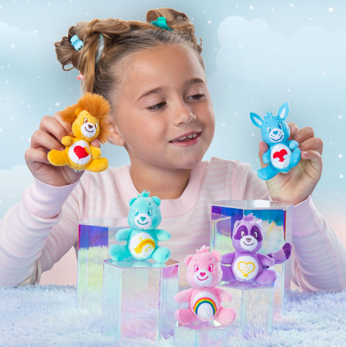 Micro Teenies Care Bears Classic Anniversary Edition Plush 5 Pack 885561002805