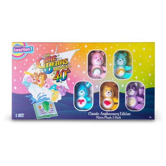 Micro Teenies Care Bears Classic Anniversary Edition Plush 5 Pack 885561002805