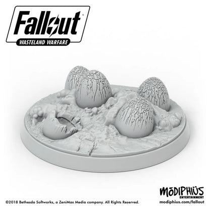 Fallout: Wasteland Warfare – Mirelurk Hatchlings + Eggs Miniatures Set