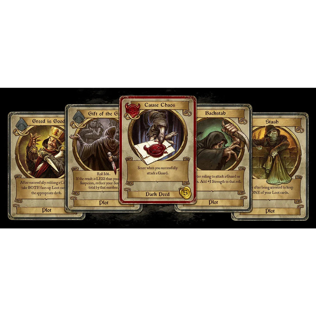 Dark Deeds Board Game 5060523347438