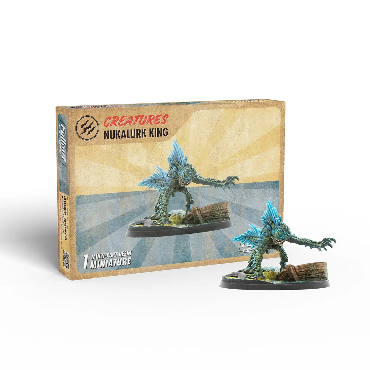 Fallout Wasteland Warfare Nukalurk King Collectible Figure 5060523346073
