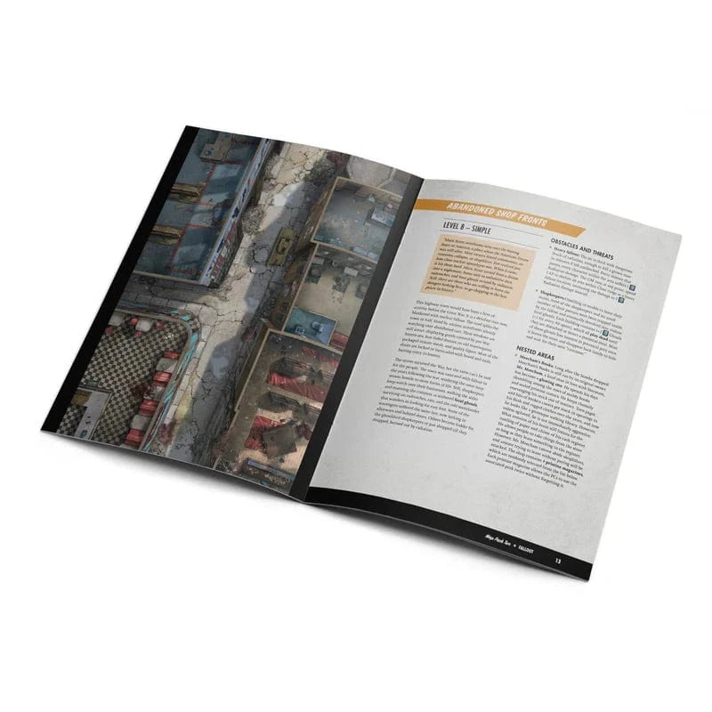 Modiphius Fallout: The Roleplaying Game - Map Pack 2: Wasteland Locales 9781802812015