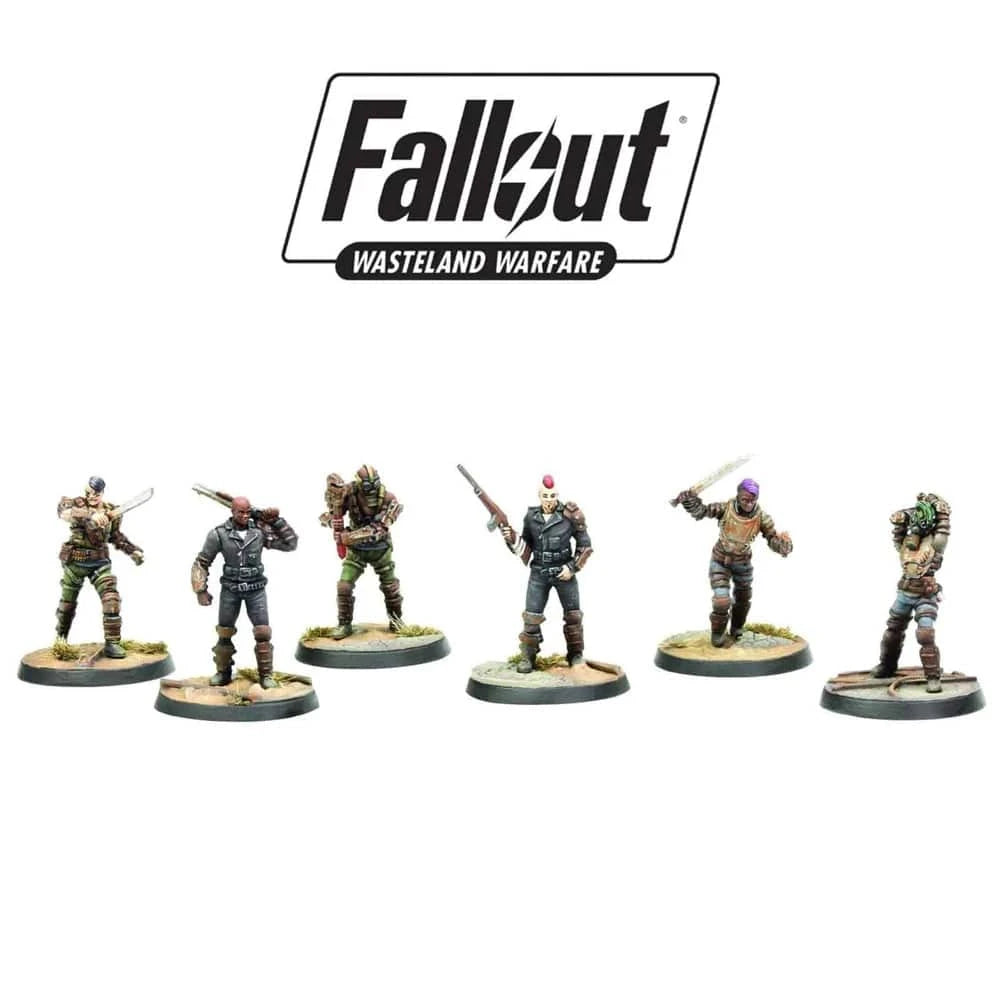 Modiphius Fallout: Wasteland Warfare Raiders, Psychos & Scavvers Miniatures Set 5060523341597