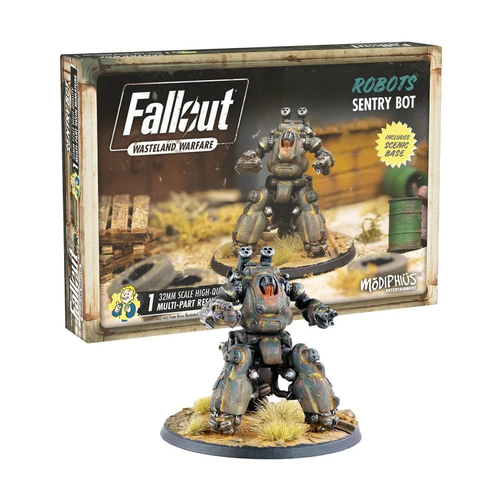 Modiphius Fallout: Wasteland Warfare - Robots: Sentry Bot Model (2019) 5060523341610