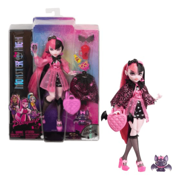 Onvergetelijk Slaapkamer Mooie jurk Monster High: Draculaura Doll