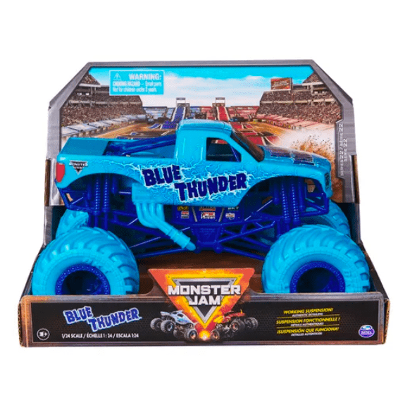 Monster Jam: 1:24 Blue Thunder Monster Truck 778988141137