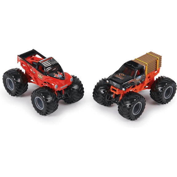 Monster Jam: 1:64 Die-Cast Trucks 2 Pack - Lumberjack vs Axe Fire Truck 778988380574