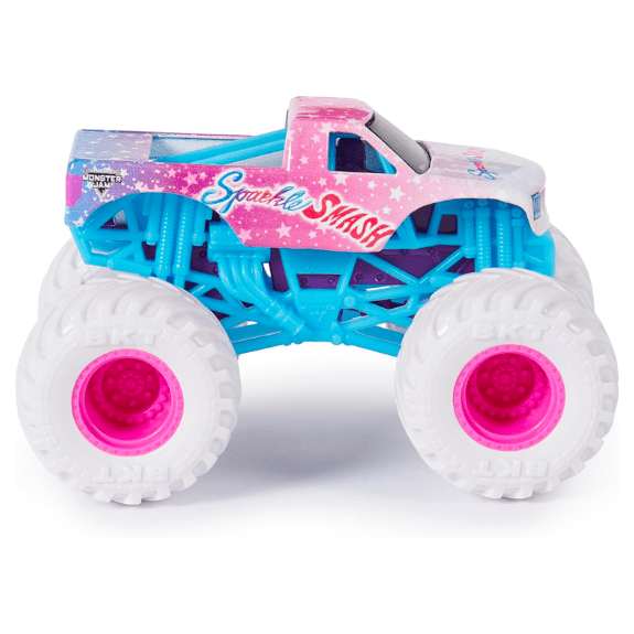 Monster Jam: 1:64 Die-Cast Trucks 2 Pack - Sparkle Smash vs Sparkle Smash 681147026445