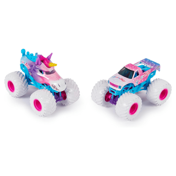 Monster Jam: 1:64 Die-Cast Trucks 2 Pack - Sparkle Smash vs Sparkle Smash 681147026445