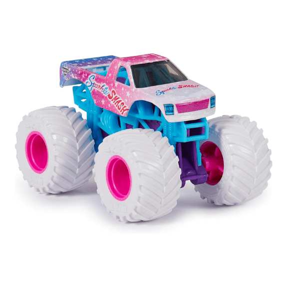 Monster Jam: 1:64 Die-Cast Trucks 2 Pack - Sparkle Smash vs Sparkle Smash 681147026445