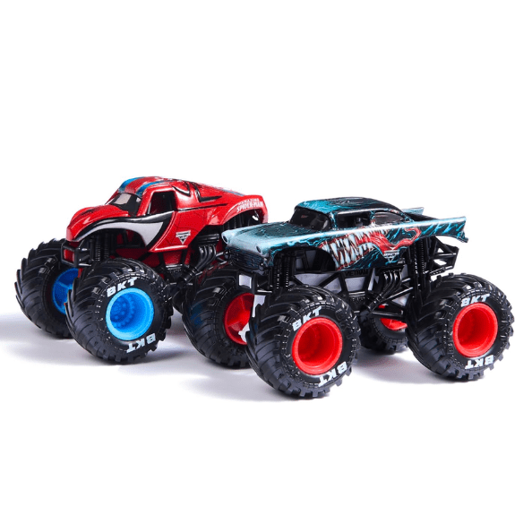 Monster Jam: 1:64 Die-Cast Trucks 2 Pack - Venom vs The Amazing Spider-Man 681147026445