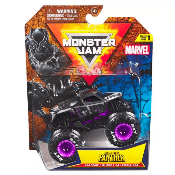 Monster Jam: 1:64 Die-Cast Trucks - Black Panther 681147014763