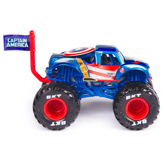 Monster Jam: 1:64 Die-Cast Trucks - Captain America 681147014763