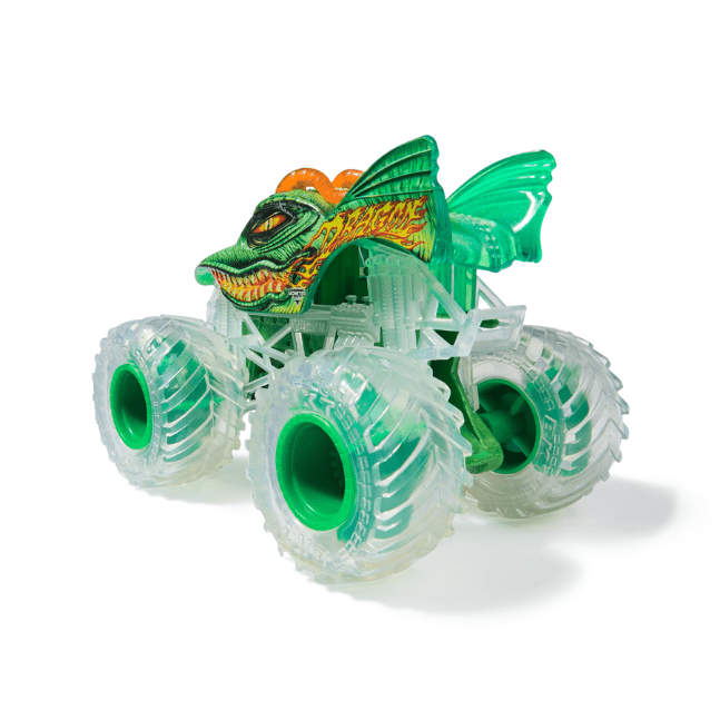 Monster Jam: 1:64 Series 37 Die-Cast - Ghost Crew Dragon (Translucent) 778988553480