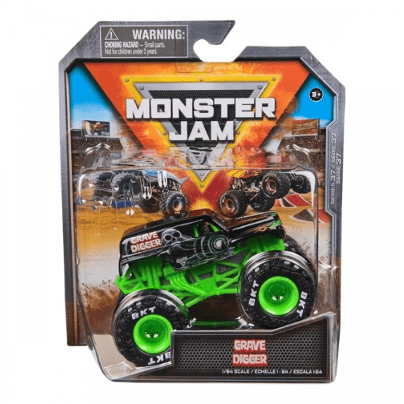 Monster Jam: 1:64 Series 37 Die-Cast - Grave Digger 778988553480