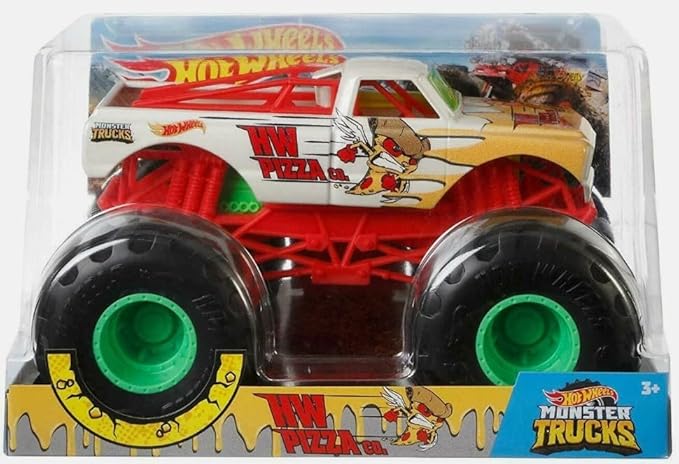 Hot Wheels Monster Trucks 1:24 - HW Pizza Co. 194735354757