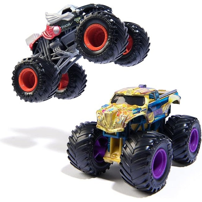 Monster Jam 1:64 Marvel Die Cast 2 Pack - Thanos vs Thor 681147026445