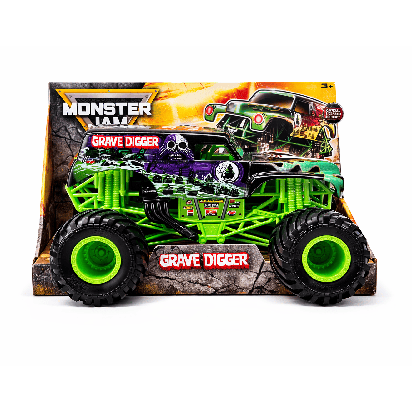 Monster Jam Die-Cast Vehicle 1:24 Scale - Grave Digger 778988141137