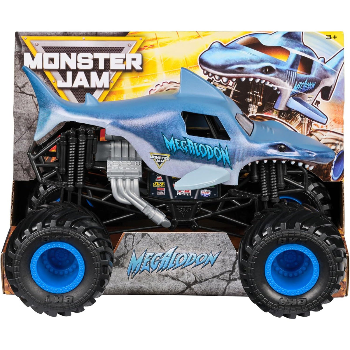 Monster Jam Die-Cast Vehicle 1:24 Scale - Megalodon 778988141137