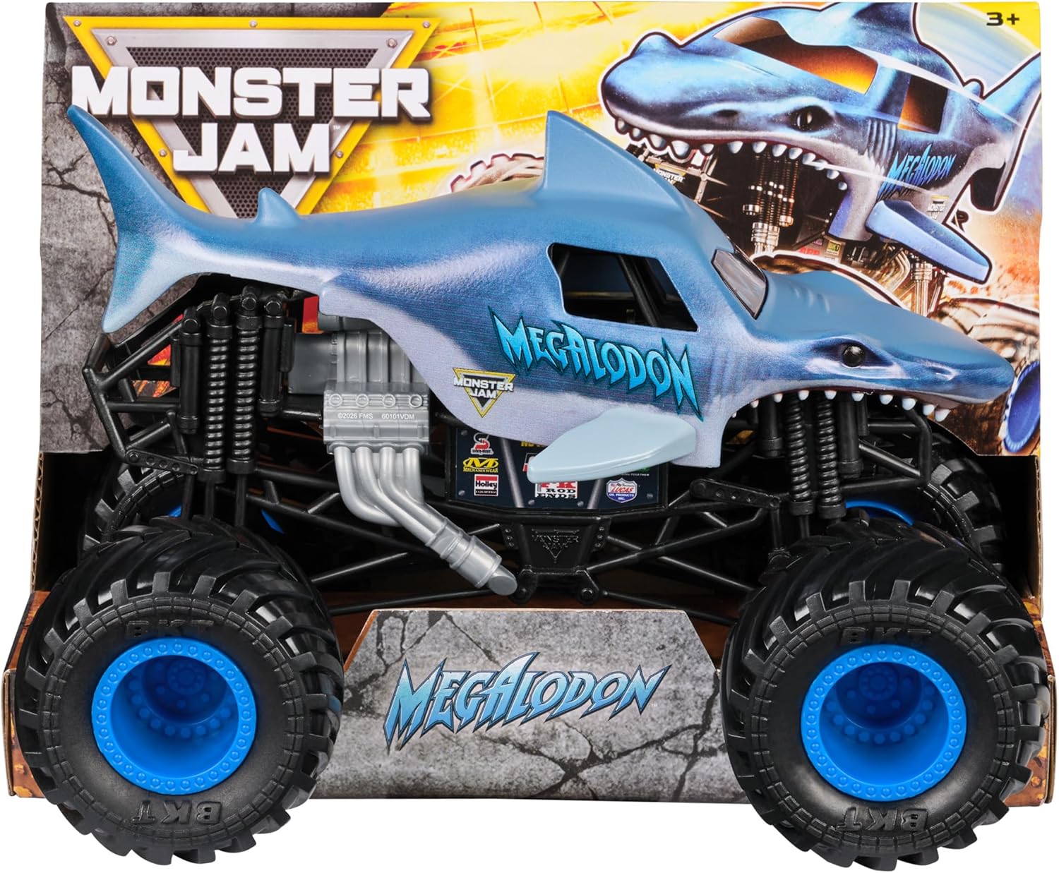 Monster Jam Die-Cast Vehicle 1:24 Scale - Megalodon 778988141137