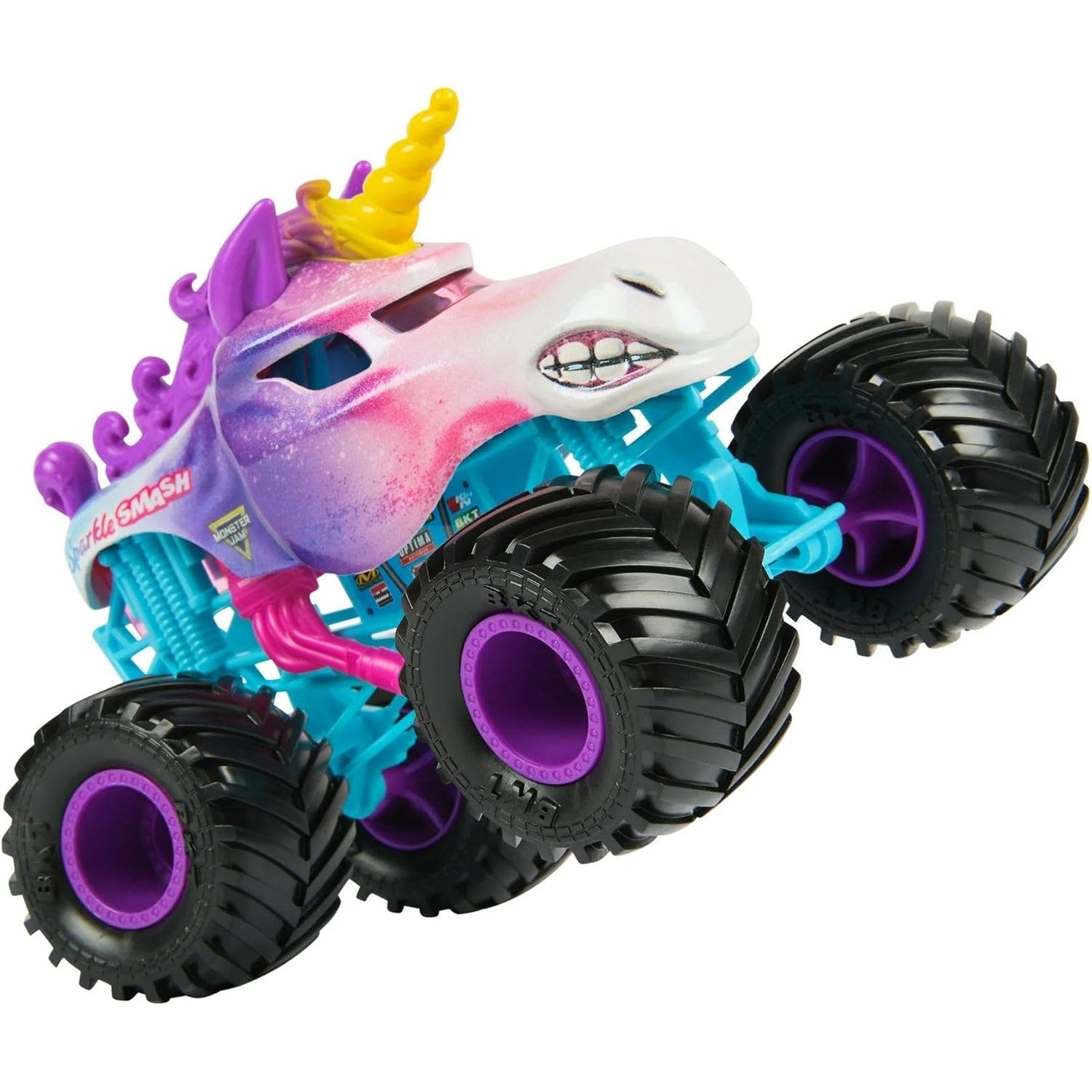 Monster Jam Die-Cast Vehicle 1:24 Scale - Sparkle Smash 778988141137