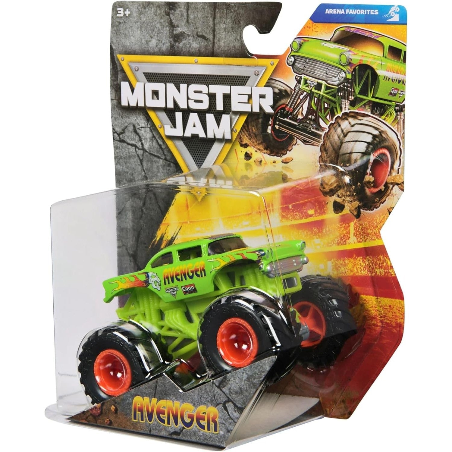 Monster Jam Die-Cast Vehicle 1:64 Scale - Series 45 - Arena Favorites - Avenger 778988553480