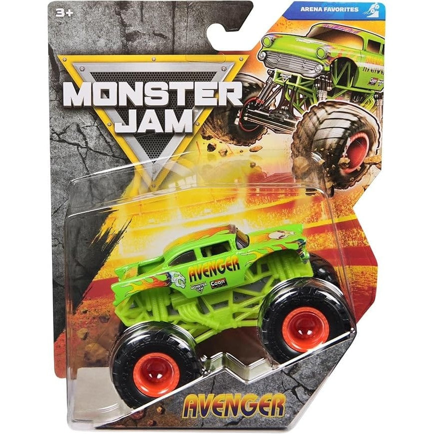 Monster Jam Die Cast Vehicle 1 64 Scale Avenger