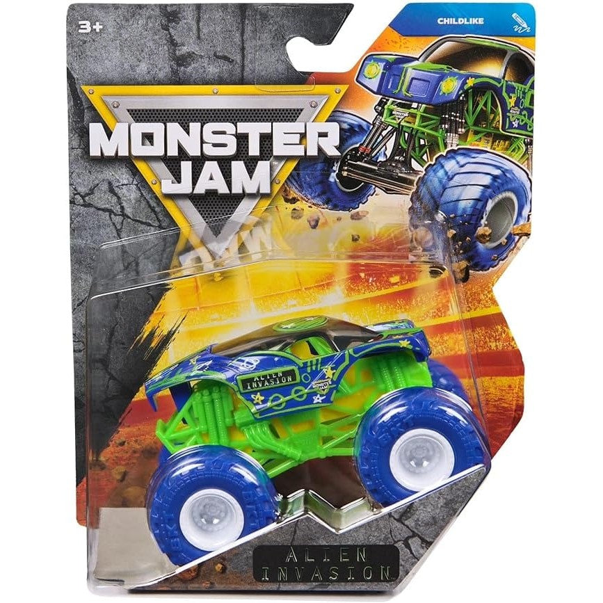 Monster Jam Die-Cast Vehicle 1:64 Scale - Series 45 - Childlike - Alien Invasion 778988553480