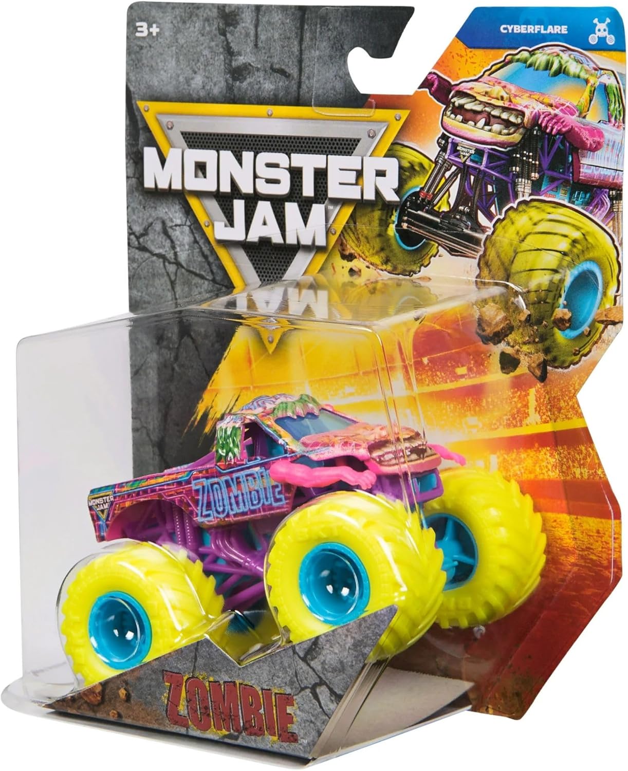 Monster Jam Die-Cast Vehicle 1:64 Scale - Series 45 - Cyberflare Zombie 778988553480