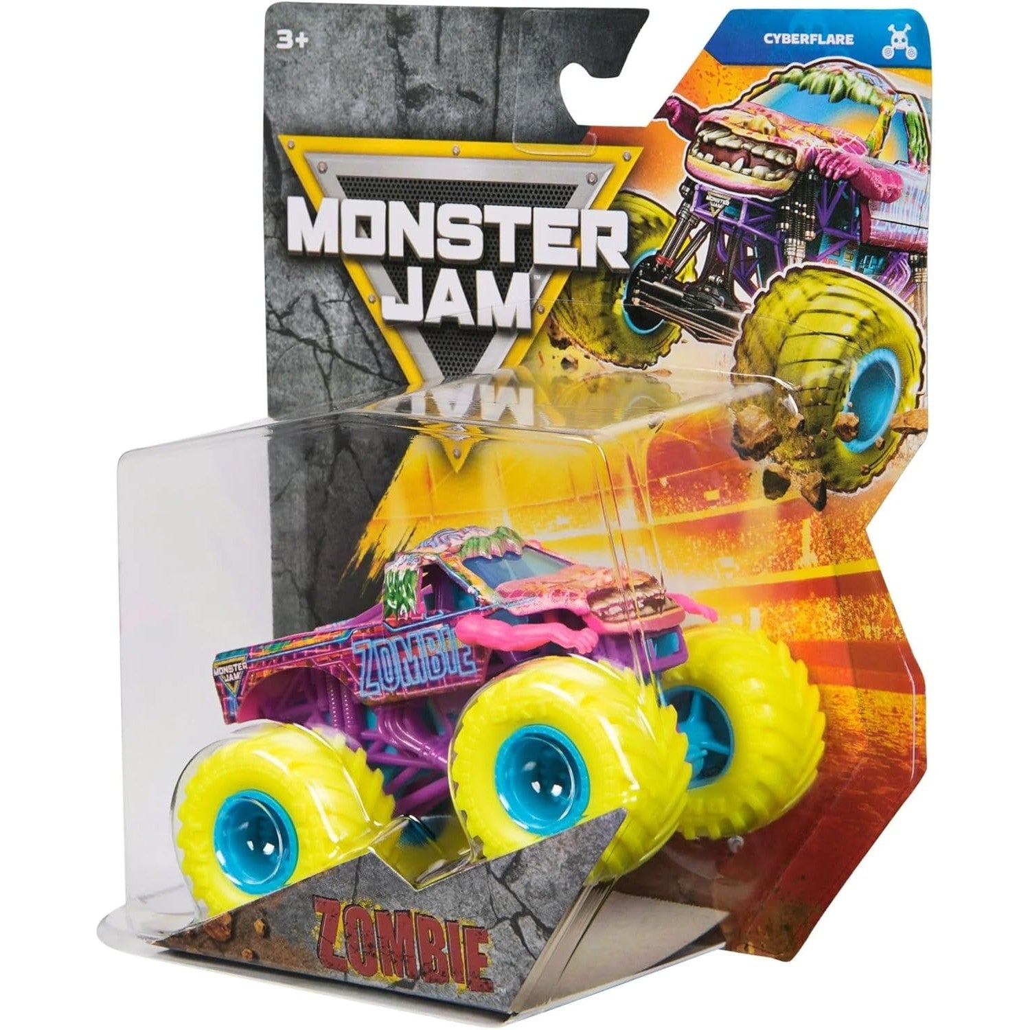 Monster Jam Die-Cast Vehicle 1:64 Scale - Series 45 - Cyberflare Zombie 778988553480