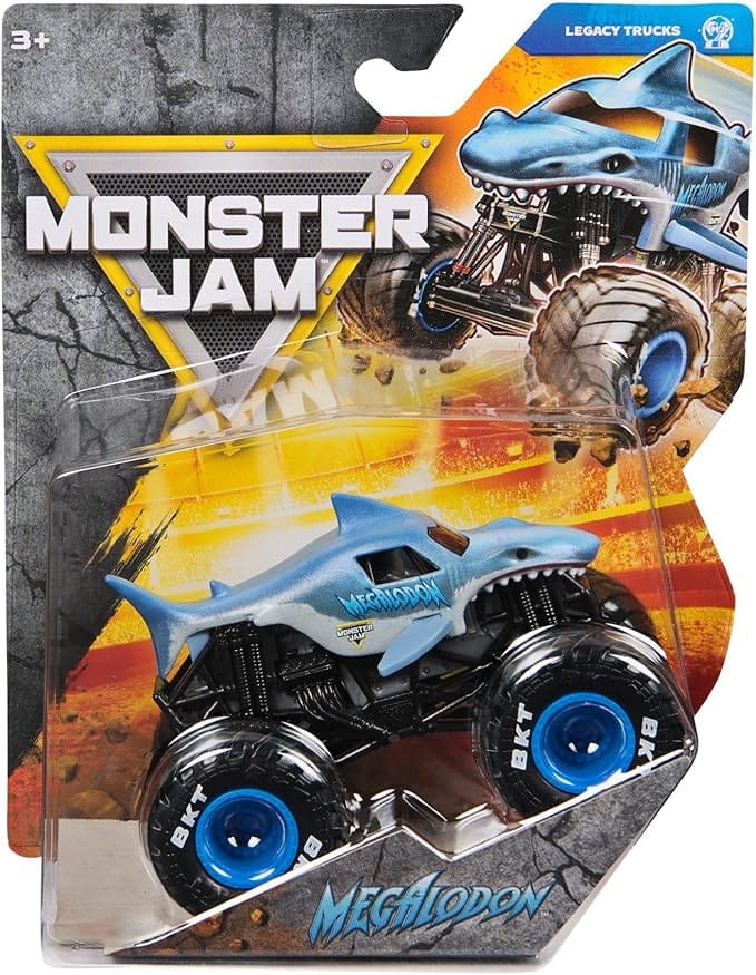 Monster Jam Die-Cast Vehicle 1:64 Scale - Series 45 - Legacy Trucks - Megalodon 778988553480