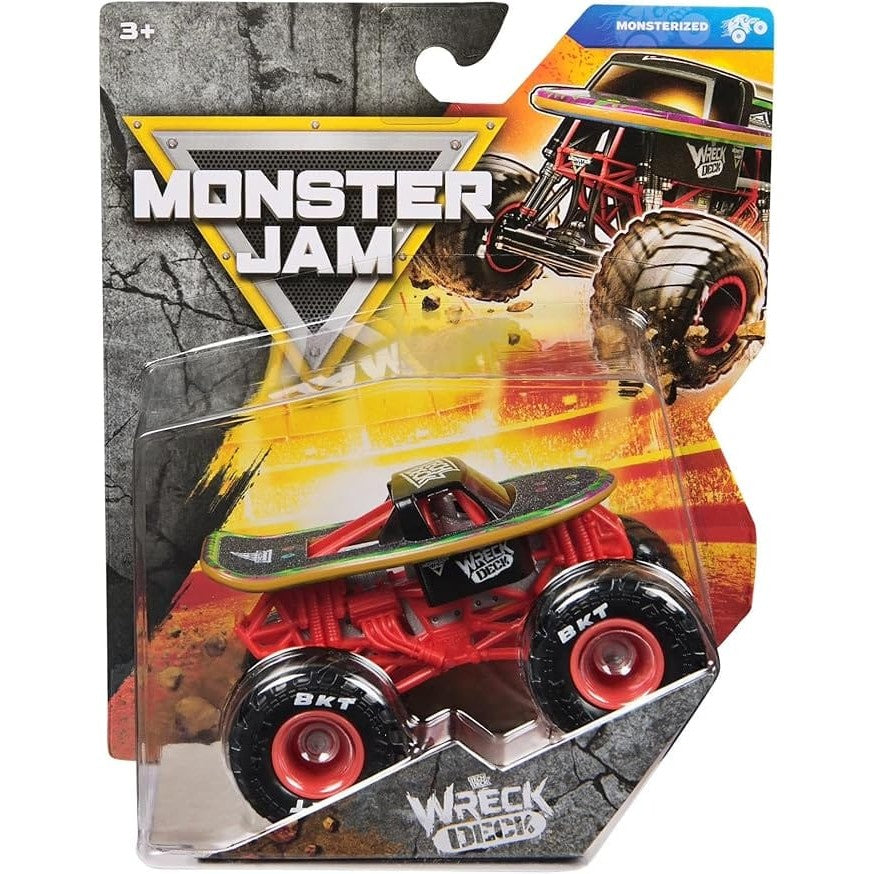 Monster Jam Die-Cast Vehicle 1:64 Scale - Series 45 - Monsterized - Wreck Deck 778988553480