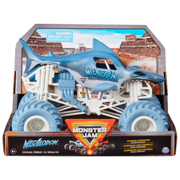 Monster Jam: 1:24 Die-Cast Megaldon 778988509258