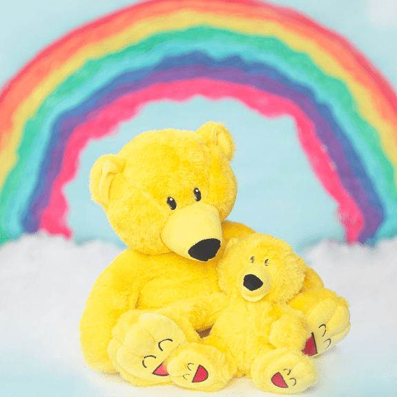 Mood Bears Mini Happy Bear Plush 5065007966082
