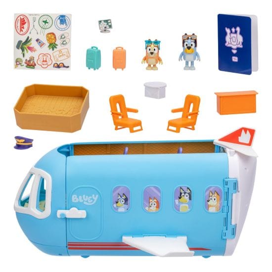 Bluey - 3-In-1 Airplane Playset 630996176702