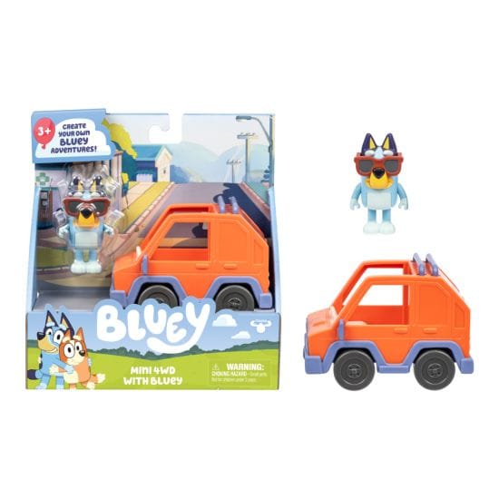Bluey - Basic Vehicle - Mini 4WD with Bluey