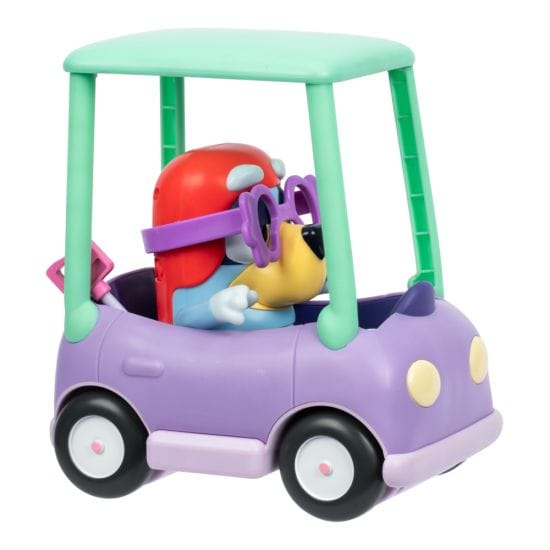 Bluey - Chat Mates Figure & Vehicle Granny Car & Janet 630996189924