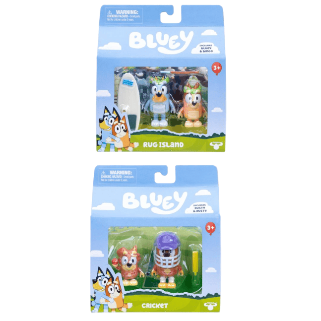 Bluey Figures - 2 Pack