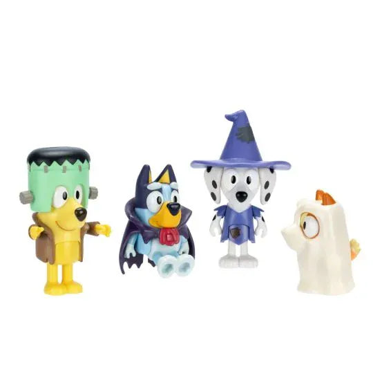 Bluey Figures 4 Pack - Halloween