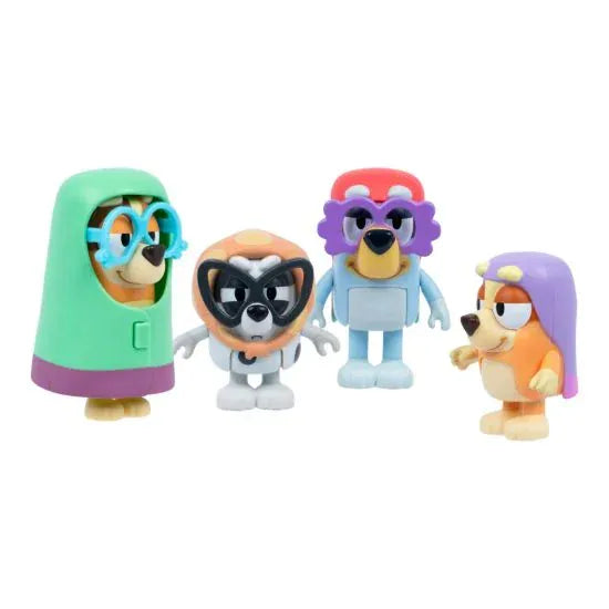 Bluey - Figures 4 Pack - Here Come the Grannies 630996192016