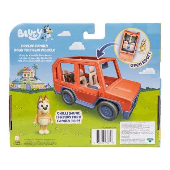 Bluey - Heeler Family Road Trip 4Wd Vehicle 630996176610