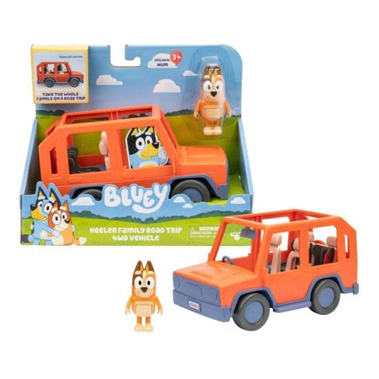 Bluey - Heeler Family Road Trip 4Wd Vehicle 630996176610