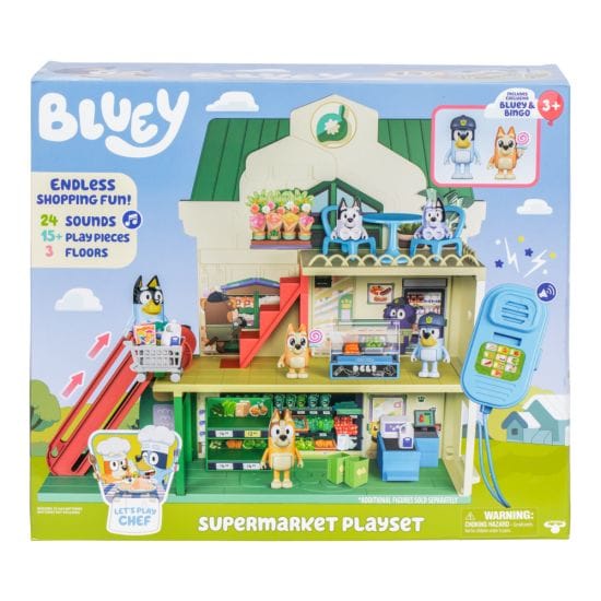 Bluey - Lets Play Chef Supermarket Playset 630996189184