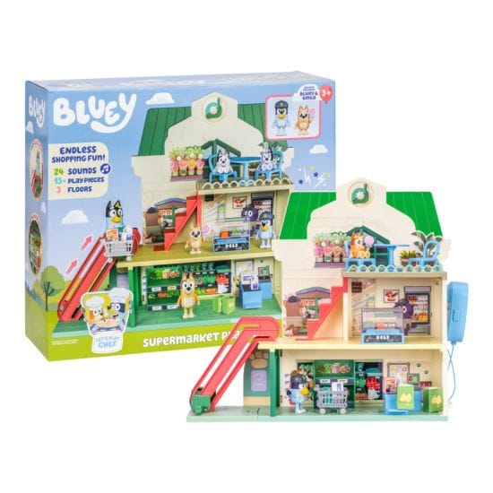 Bluey - Lets Play Chef Supermarket Playset 630996189184