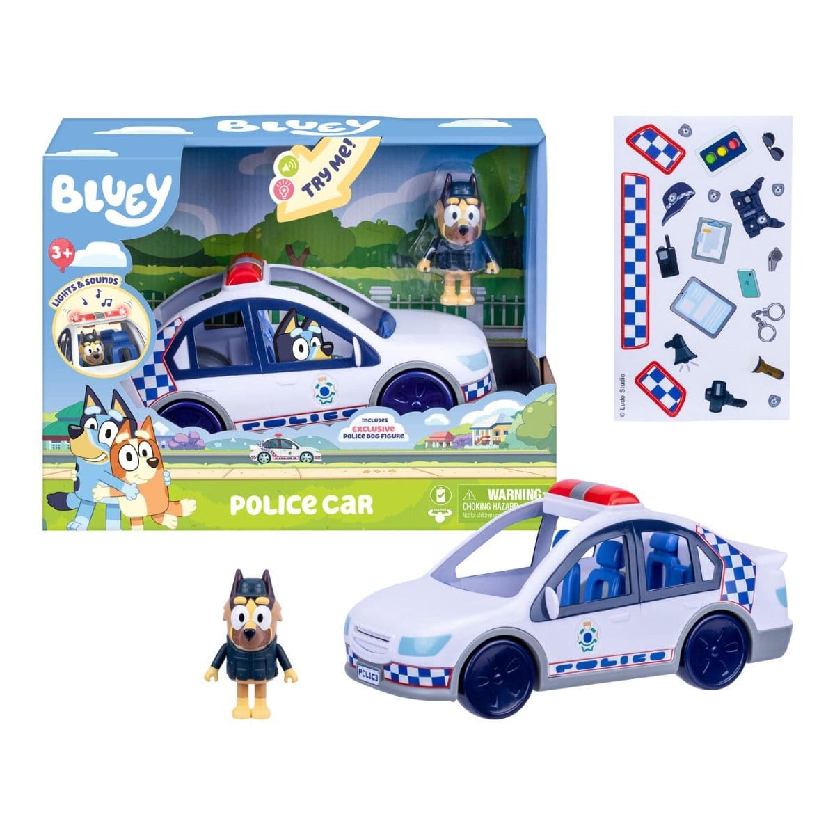 Bluey - Police Car 630996192023