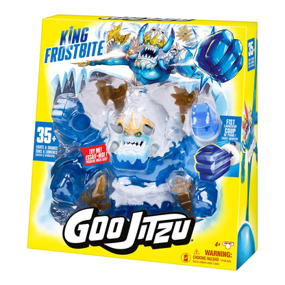 Heroes of Goo Jit Zu King Frostbite Stretch Figure with Lights and Phrases 630996431757