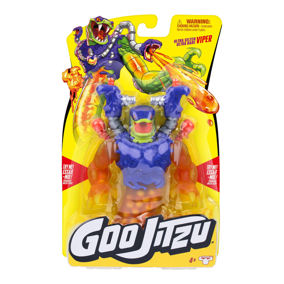 Heroes of Goo Jit Zu Series 15 Rare Viper Stretchy Hero Pack 630996431665