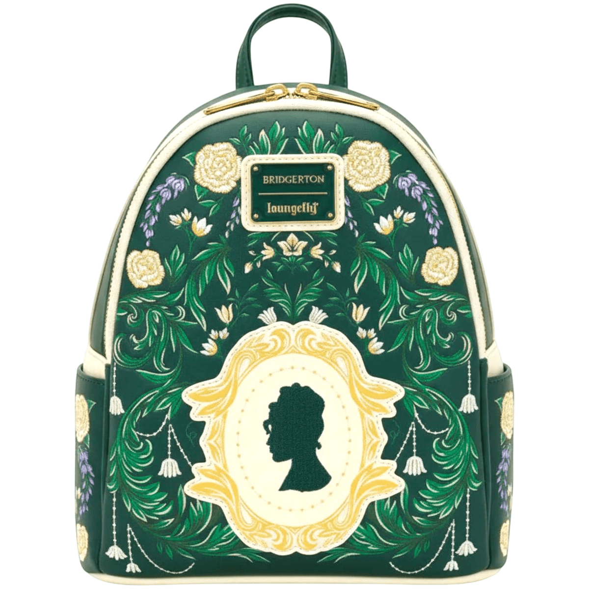Loungefly Bridgerton Silhouette Floral Mini Backpack